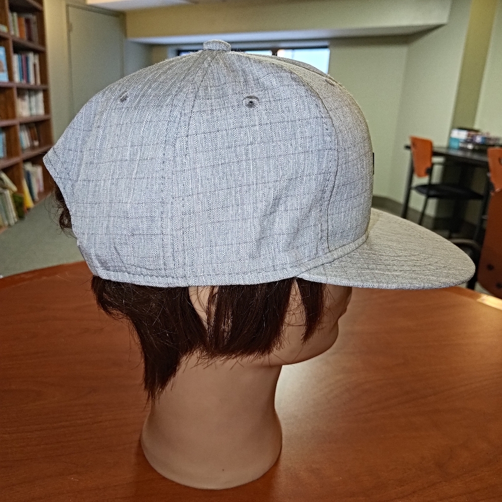 Miniso Stitched Leather Patch Snapback Hat Cap - image 7